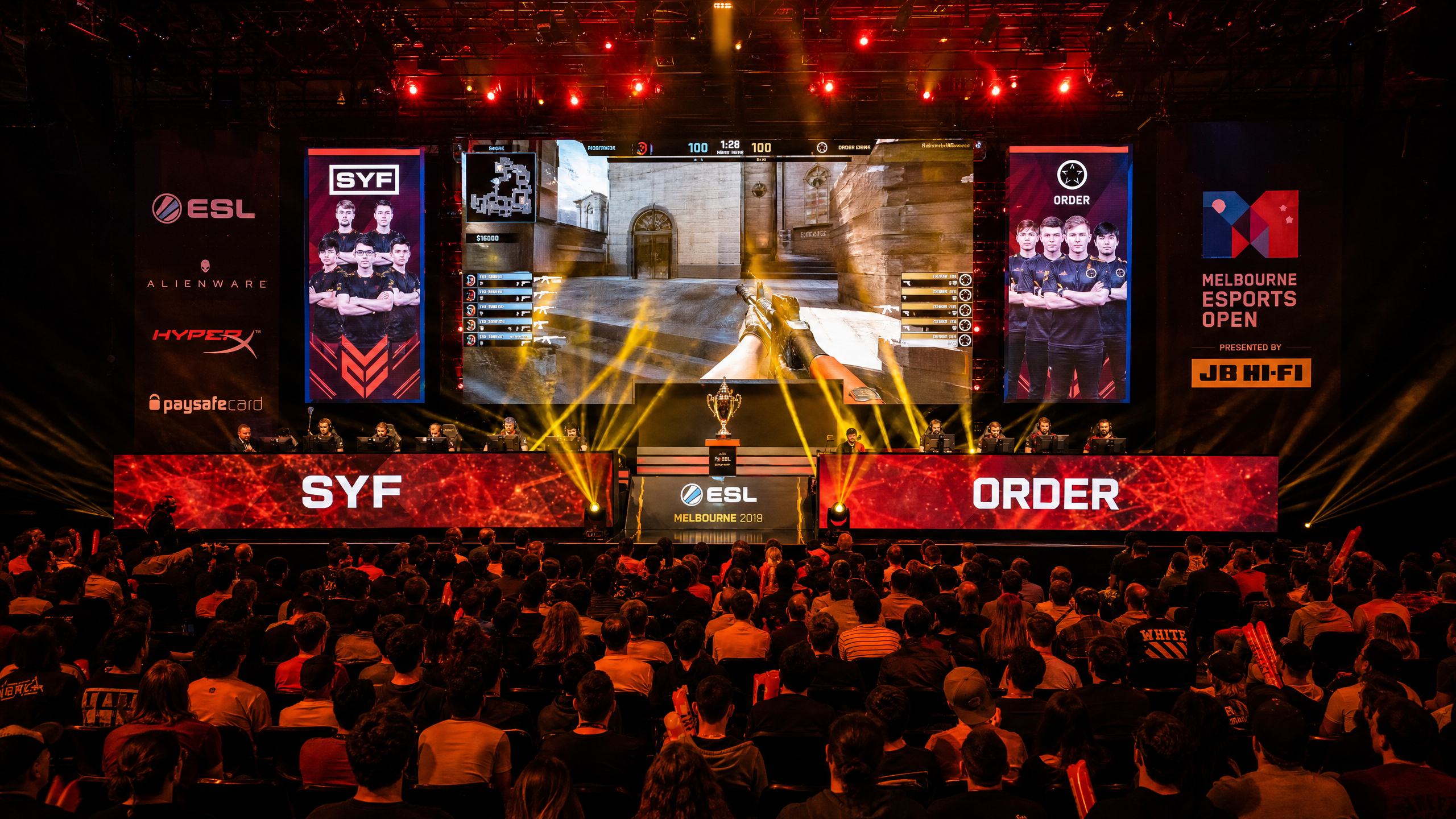 Australian esports tournament stage